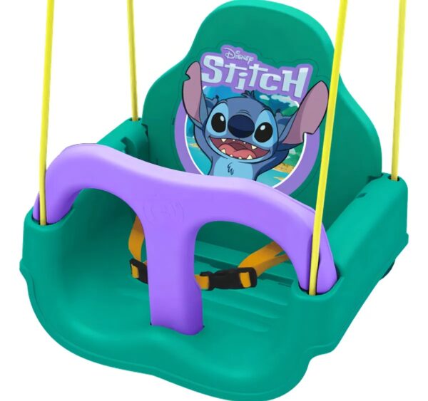 Balanço Infantil Com Encosto E Cinto Disney Stitch Xalingo 12243