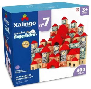 Brincando de Engenheiro – Nº7 Blocos de Montar 300 Peças Xalingo 67854