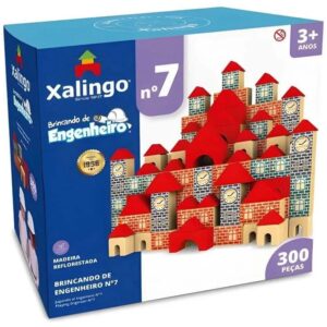 Brincando de Engenheiro - Nº7 Blocos de Montar 300 Peças Xalingo 67854