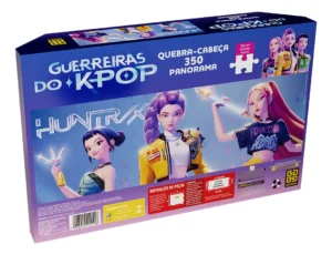 Quebra-cabeça 350 Peças Panorama Guerreiras Do K-pop GROW