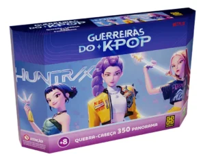 Quebra-cabeça 350 Peças Panorama Guerreiras Do K-pop GROW