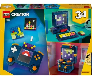 Lego Creator 31380 – 3 Em 1 Console De Videogame Retrô  268 Vi