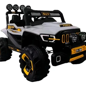 CE23433 Carro Elétrico Super Cross Com Controle 4x4 Cinza 12v Zippy Toys