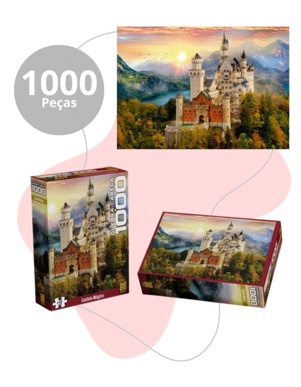 Quebra Cabeça 1000 Peças Castelo Mágico – Grow