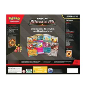 Baralho Batalha De Liga Mega Lucario Ex Pokémon Tcg Original