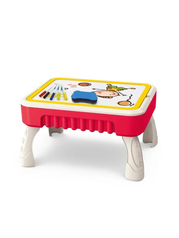 Mesa De Atividades Infantil, Com Blocos, 58 Peças – Xalingo