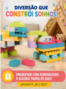 Blocos De Montar, Encaixe, Macio, Infantil 86 Peças Xalingo