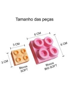 Bloco De Montar Grande Macio 33 Peças Educativo – Xalingo