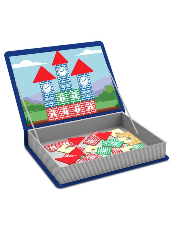 Brinquedo Bloco Montar Brincando Engenheiro Magnetico 12 Pcs Xalingo