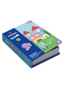 Brinquedo Bloco Montar Brincando Engenheiro Magnetico 12 Pcs Xalingo