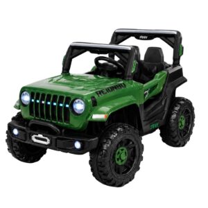 Carro Elétrico Infantil Jipe Off-road 12v Zippy Toys – Azul e Verde