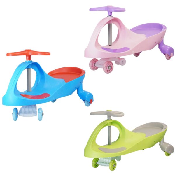 Carrinho de Rolima com Luz – Azul, Verde e Rosa – Zippy Toys – ESCOLHA