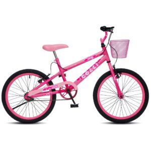Bicicleta Colli Aro 20 Vicky – ROSA NEON / BEGE / PRETO FOSCO / ROSA