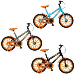 Bicicleta Colli Aro 16 Super Boy – AZUL CHAMPANHE / VCERDE MILITAR / PRETO FOSCO