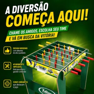 Mesa de Pebolim Super Copa – Xalingo 67354