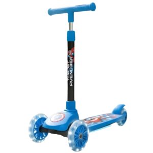 Patinete Infantil 3 Rodas Marvel Avengers – LED, Altura Ajustavel, 3+ TIK TOK